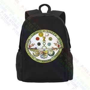 Masonic V.I.T.R.I.O.L. Formula Vitriol Motto Freemason Backpack