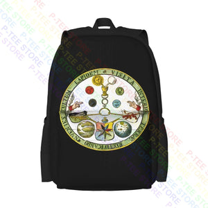 Masonic V.I.T.R.I.O.L. Formula Vitriol Motto Freemason Backpack