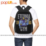 Masters Of The Universe Skeletor Backpack 1983 Gym School Sports Bag