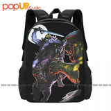 Skeletor Riding Panthor Cartoon Backpack Large Capacity