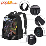 Skeletor Riding Panthor Cartoon Backpack - Large Capacity