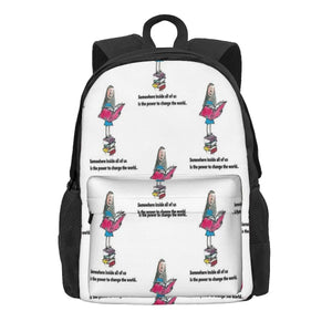 Matilda Bookworm 2 Backpacks Men's Backpacks Bags For Women Retro Bag For Women