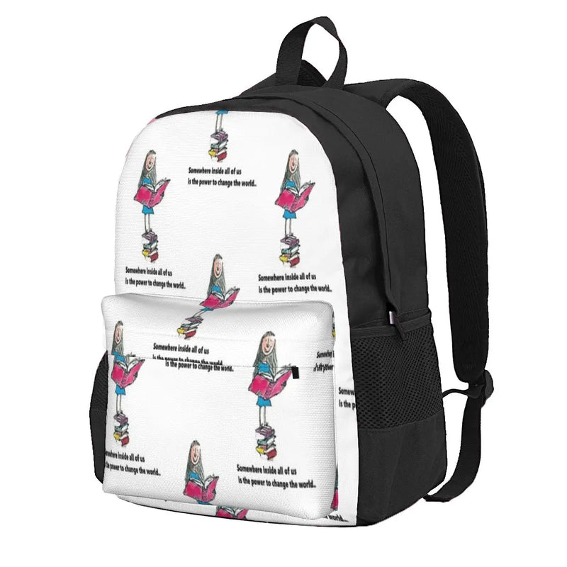 Matilda Bookworm 2 Backpacks Men's Backpacks Bags For Women Retro Bag For Women