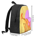 Matisse Cut-Out Flower Backpack - Pink Recycled Zipper Close Bag