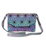 Luminous Women Evening Bag Shoulder Bags Geometric Envelope Clutch