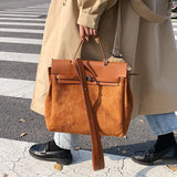 Matte PU Leather Women Backpacks Large Multifunctional Female Shoulder Bag