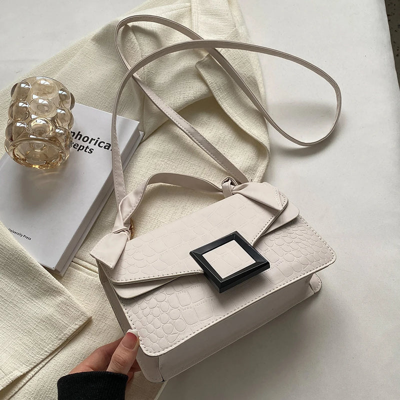 Matte Patent Leather Knot Handle Bag Tote