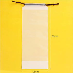 Translucent Plastic Bag Umbrella Storage Bag Reusable Home Storage Organizer