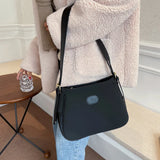 Matte Women's Shoulder Bag Scrub Female Messenger Bags Hot Solid Handbag Lady