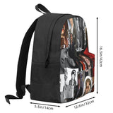 M.G. Gubler Collage Backpack, Zipper School Bag