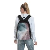 Mauve Blush & Stormy Backpacks Men's Women's Kpop Youth Bags