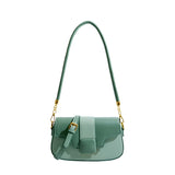 Maxdutti Contrast Messenger Bag Women Vintage Leather
