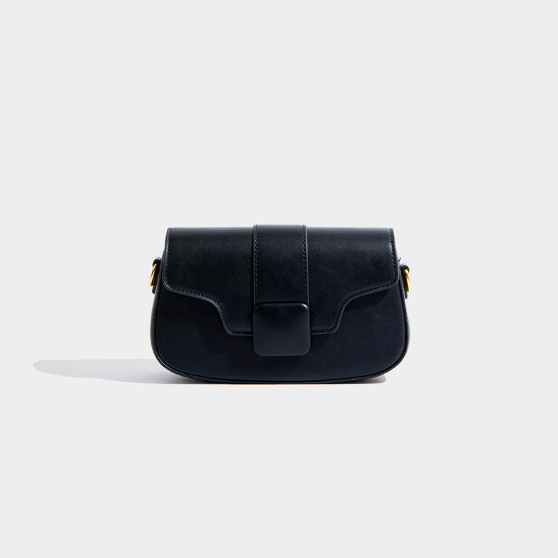 Maxdutti Contrast Messenger Bag Women Vintage Leather