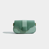 Maxdutti Contrast Messenger Bag Women Vintage Leather