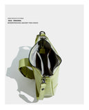 Maxdutti Crocodile Pattern Leather Casual Bag Women French Style