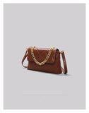 Maxdutti French Retro Shoulder Bag Chain Leather Single