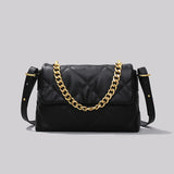 Maxdutti French Retro Shoulder Bag Chain Leather Single