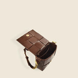 Maxdutti Ins Blogger Retro Texture Square Bag Messenger Bag