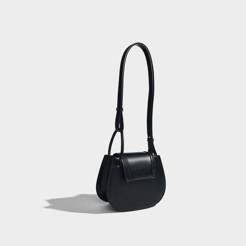 Maxdutti Leather Messenger Bag Women Candy Color
