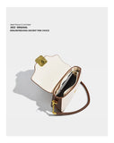 Maxdutti Messenger Bag Women Ins Blogger Vintage Contrast Chain Small Square Bag