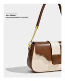 Maxdutti Messenger Bag Women Ins Blogger Vintage Contrast Chain Small Square Bag