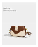 Maxdutti Messenger Bag Women Ins Blogger Vintage Contrast Chain Small Square Bag