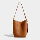 Maxdutti Pu Leather Single Shoulder Bag Women Work Large Capacity Tote Bag