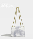 Maxdutti Vintage Chain Casual Messenger Bag Women Leather Square Bag