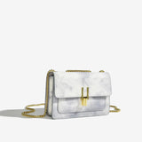 Maxdutti Vintage Chain Casual Messenger Bag Women Leather Square Bag
