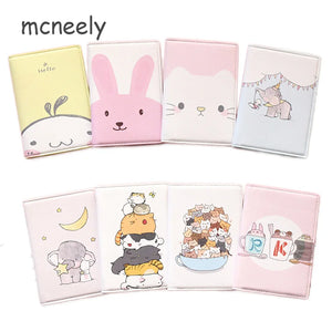 Cartoon Animals Passport Holder for Kids Girls Boys Travel Passport Cover
