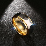 8mm Tungsten Carbide Wedding Rings For Men Size 7-12