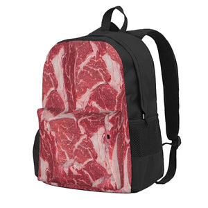 Meat Backpacks Men's and Women's School Bag