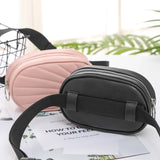 Medada Waist Bag Women PU Leather Fanny Pack Bags For Women