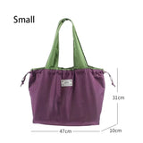 Reusable Drawstring Bag Eco-friendly Tote Foldable Shopping Bag
