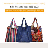 Large Washable Shopping Bags Foldable Travel Shoulder Bag