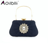 Meloke Sequined Scrub Clutch Evening Bag Wedding Purse Handbag