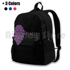 Member Berries Fanart Print Outdoor Hiking Backpack Waterproof