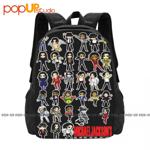 Meme Tribute Michael Jackson Caricature-Pop Backpack