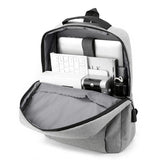 15.6' Waterproof Laptop Backpack USB Charge School Bag Anti Theft Rucksack