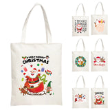 Christmas Printed Insulated Lunch Bag with Strap