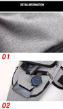 Men Anti Theft Chest Bag Shoulder Bags USB Charging Crossbody Bag