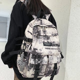 Student Bookbag Graffiti Travel Mochila Schoolbag Girls Laptop Rucksack