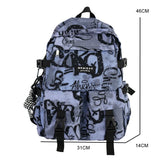 Student Bookbag Graffiti Travel Mochila Schoolbag Girls Laptop Rucksack