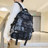Student Bookbag Graffiti Travel Mochila Schoolbag Girls Laptop Rucksack