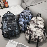 Student Bookbag Graffiti Travel Mochila Schoolbag Girls Laptop Rucksack