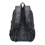 Men Backpack Casual Student College School Bags Oxford Rucksack For Laptop Large