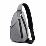 Men Backpack Chest Pack One Shoulder Backpack Travel Mochila Masculina WFF257