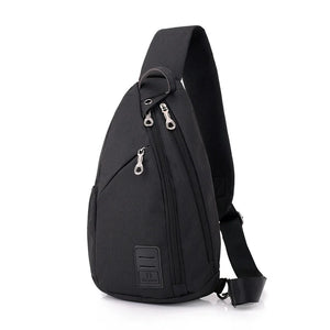 Men Backpack Chest Pack One Shoulder Backpack Travel Mochila Masculina WFF257