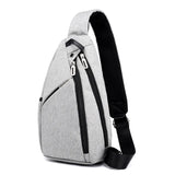 Men Backpack Chest Pack One Shoulder Backpack Travel Mochila Masculina WFF257