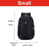 Men Backpack Travel Bags 15.6inch Laptop Rucksack Waterproof Oxford Backpacks
